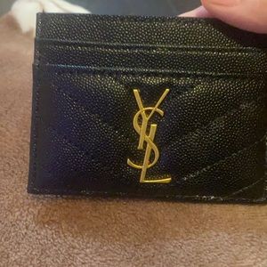 Ysl card holder used twice